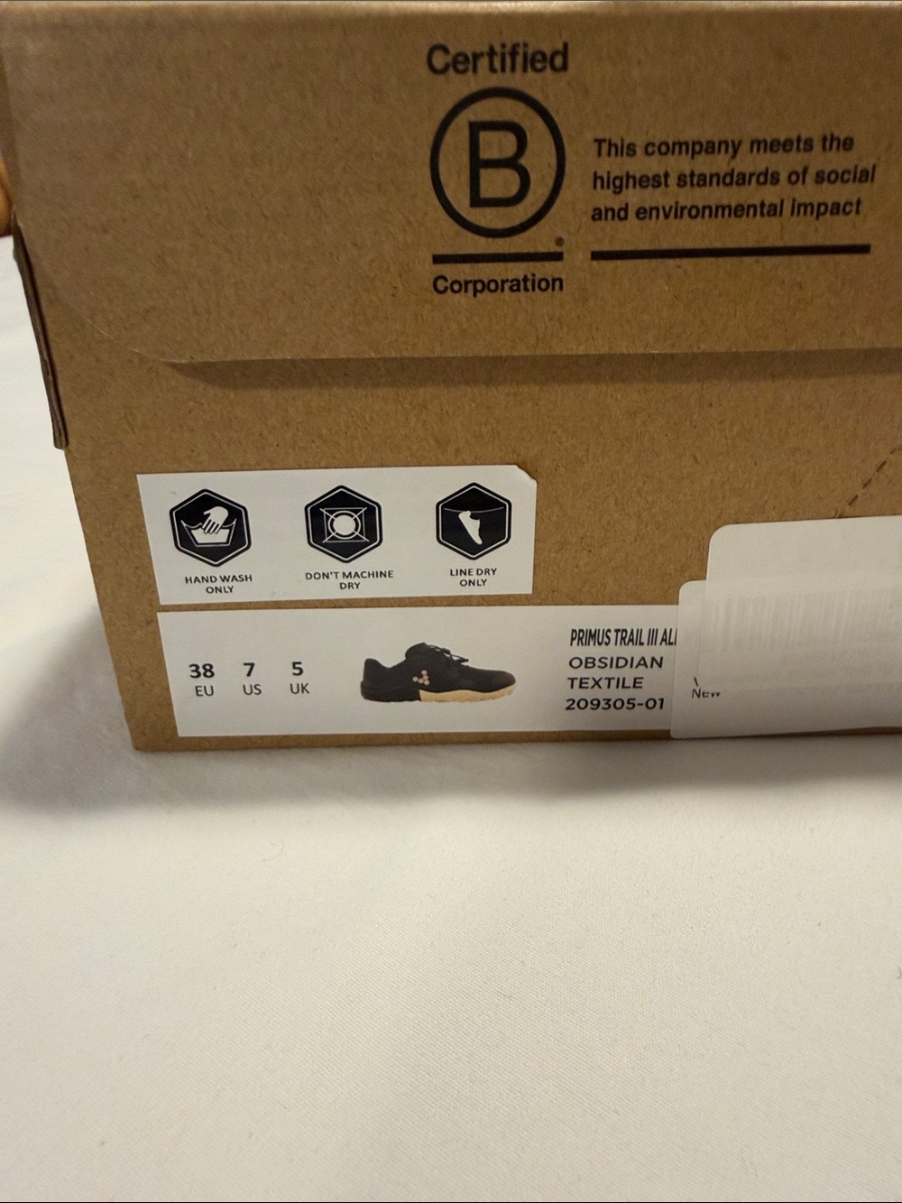 Vivo Barefoot black sneakers with tan accents - Picture 5 of 5